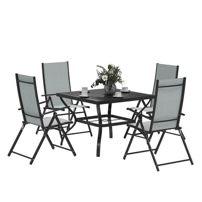 Outsunny Five-Piece Steel Frame Patio Set 