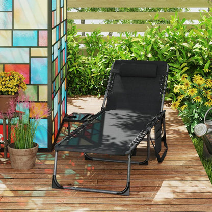 Outsunny Five-Position Reclining Sun Lounger 19