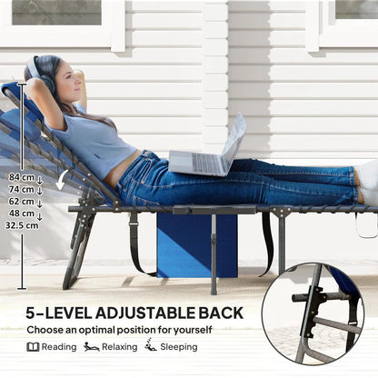 Outsunny Five-Position Reclining Sun Lounger 25