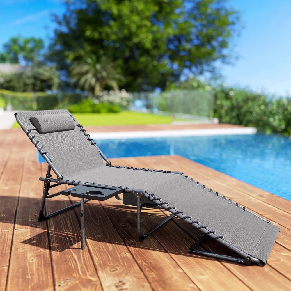 Outsunny Five-Position Reclining Sun Lounger 41