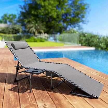 Outsunny Five-Position Reclining Sun Lounger 41