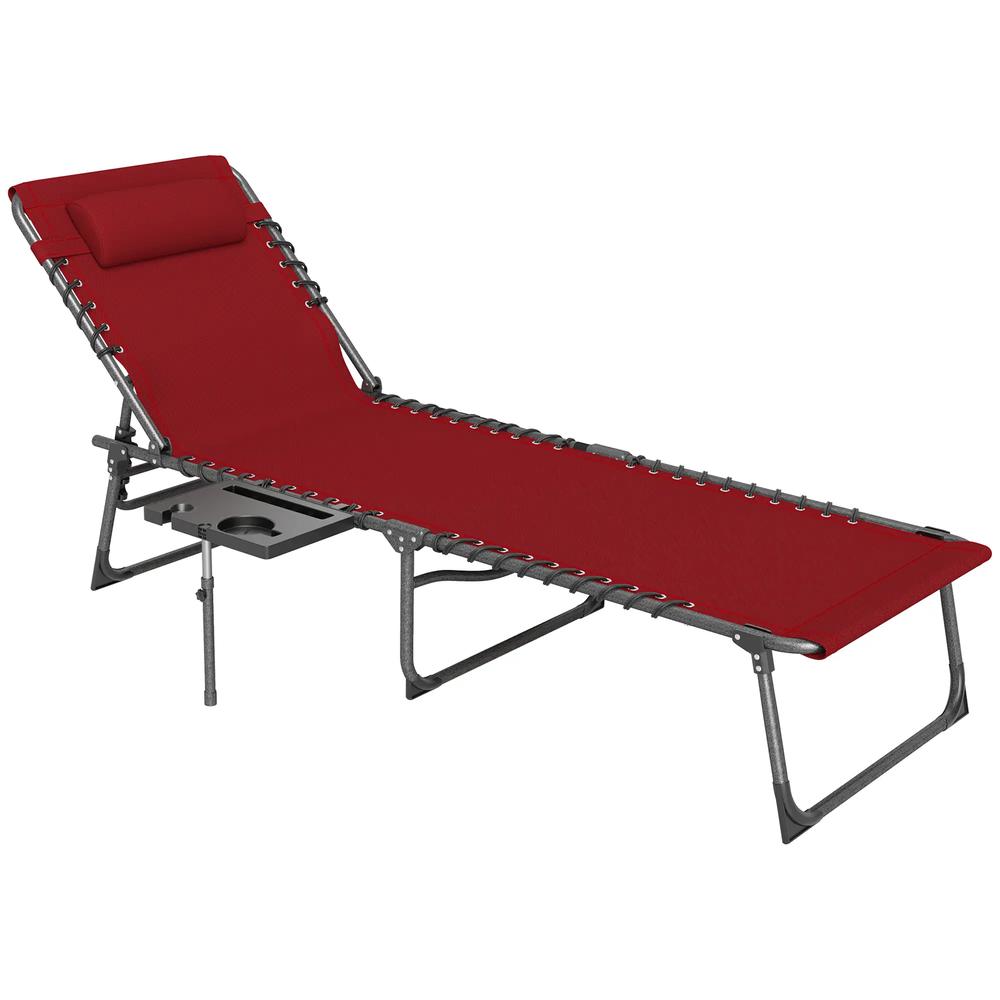 Outsunny Five-Position Reclining Sun Lounger 43