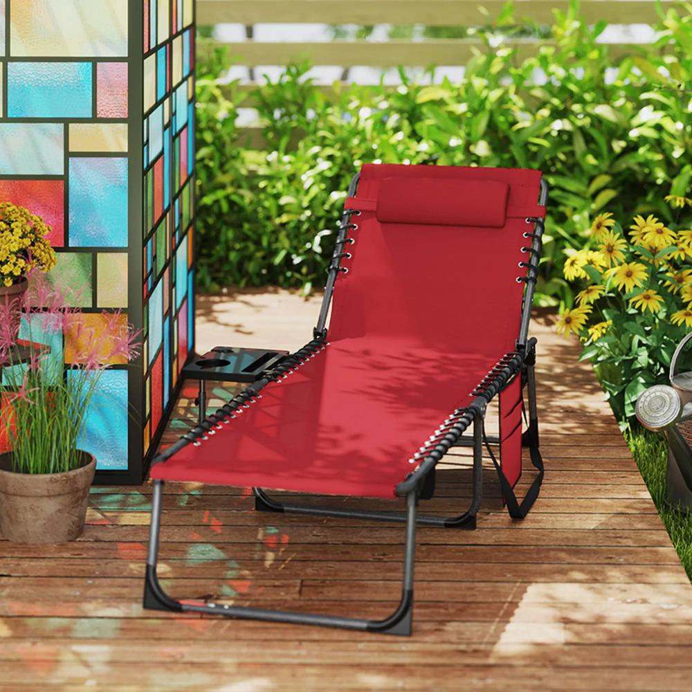Outsunny Five-Position Reclining Sun Lounger 51