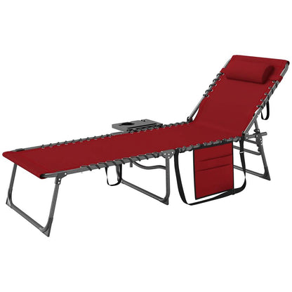 Outsunny Five-Position Reclining Sun Lounger 52