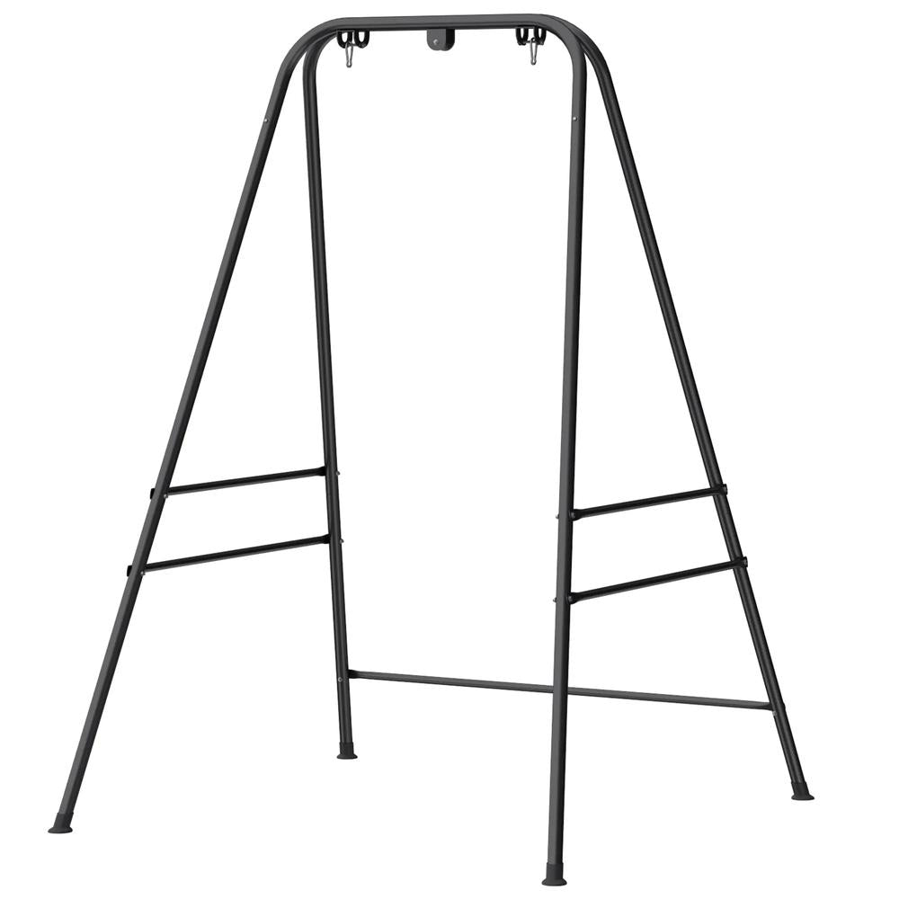 Outsunny Hammock Chair Stand Only, 150KG Load Capacity, for Indoor Outdoor, Black 84A-399V00BK 10