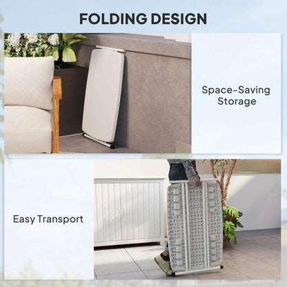 Outsunny Minimal Folding Outdoor Table 14