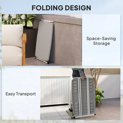 Outsunny Minimal Folding Outdoor Table 3