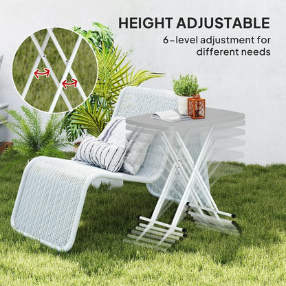 Outsunny Minimal Folding Outdoor Table 4