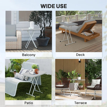 Outsunny Minimal Folding Outdoor Table 6