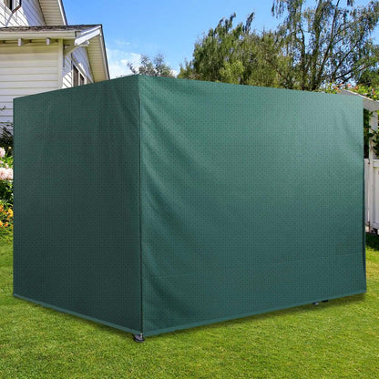 Outsunny Patio 3 Seater Swing Chair Bench Cover Outdoor Garden Furniture Rain Protection Cover Protector Waterproof Anti-UV, 215L x 155W x 150Hcm 8
