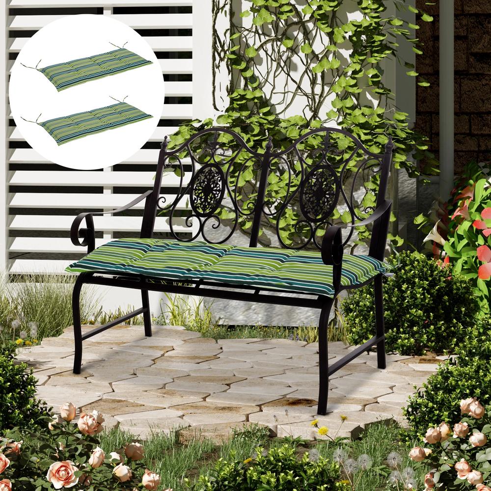 Outsunny Polyester Set Of 2 Swing Chair Cushion 10