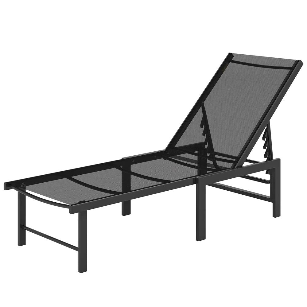 Outsunny Reclining Sun Lounger 10