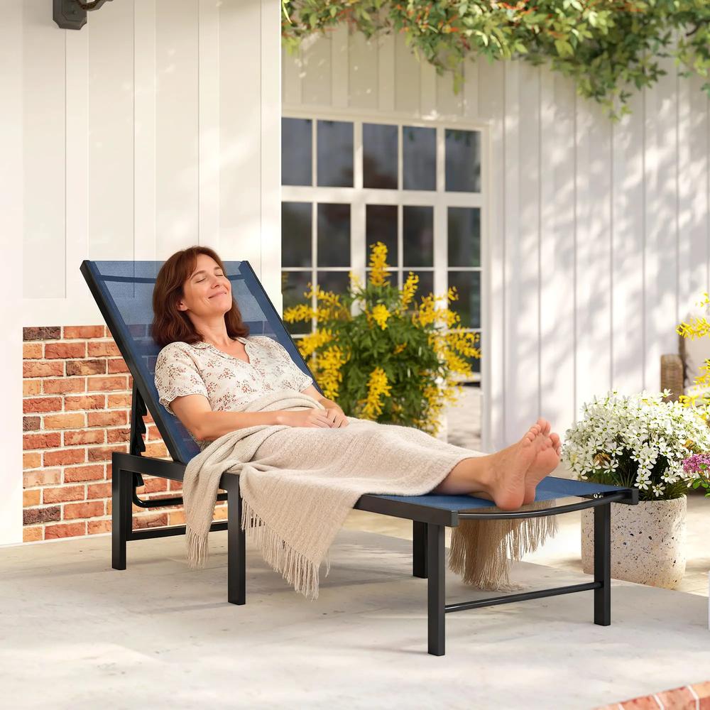 Outsunny Reclining Sun Lounger 17