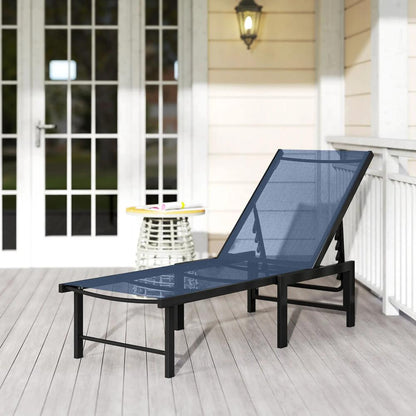 Outsunny Reclining Sun Lounger 18