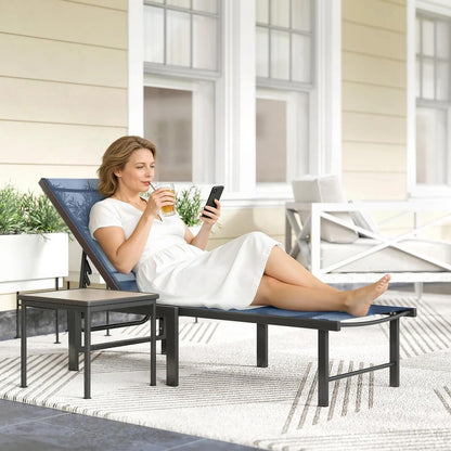 Outsunny Reclining Sun Lounger 19
