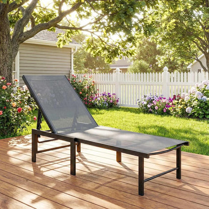 Outsunny Reclining Sun Lounger 22