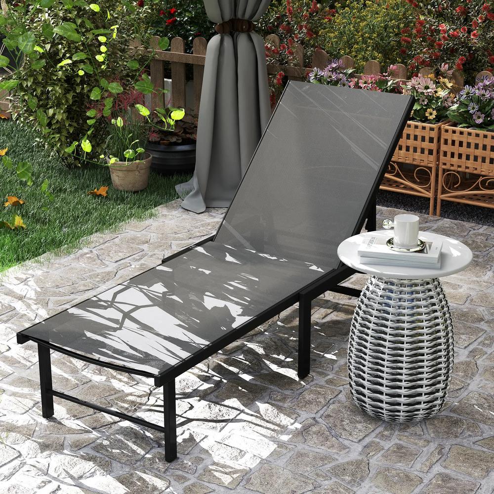Outsunny Reclining Sun Lounger 28
