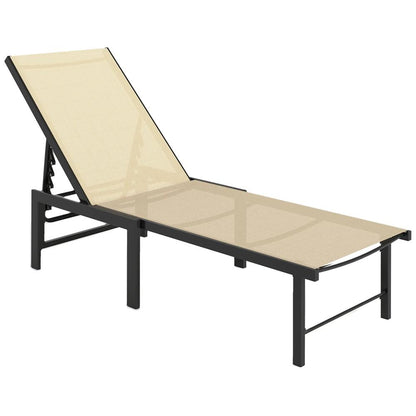 Outsunny Reclining Sun Lounger 32