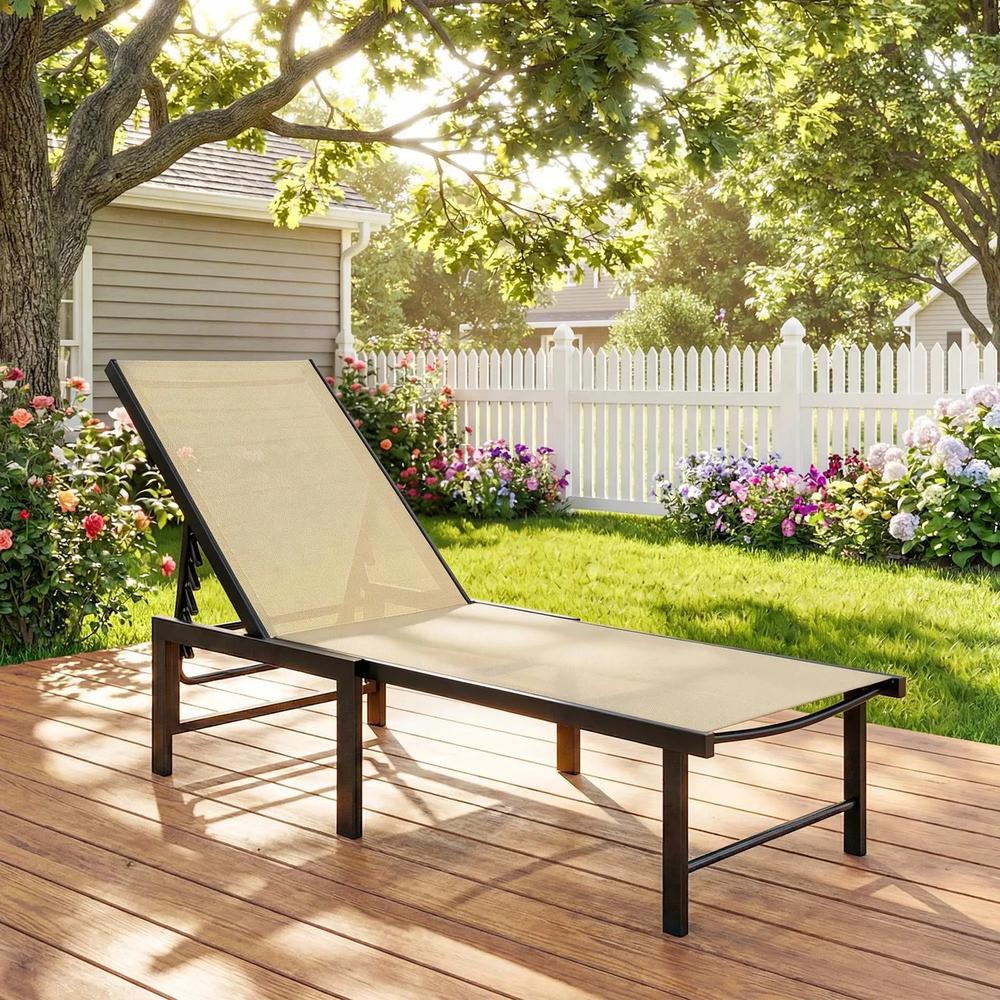 Outsunny Reclining Sun Lounger 33