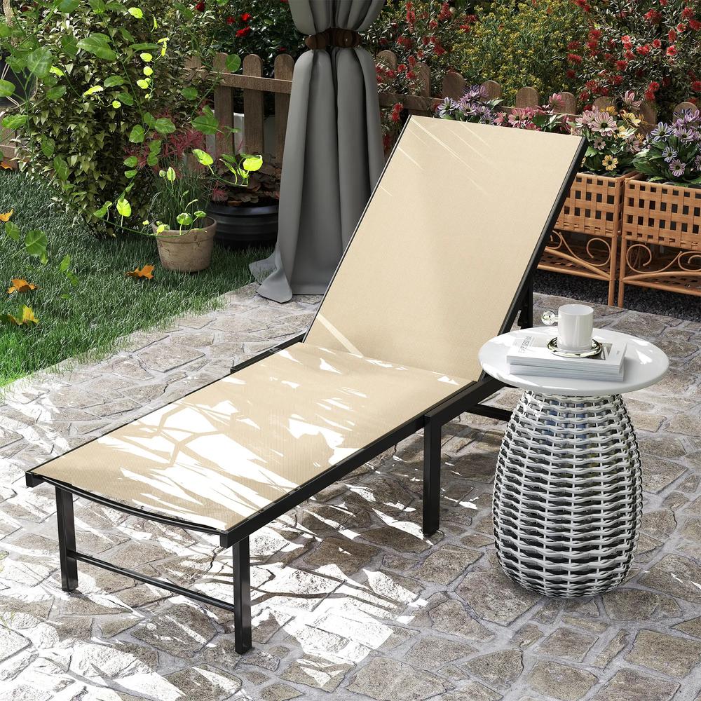 Outsunny Reclining Sun Lounger 39