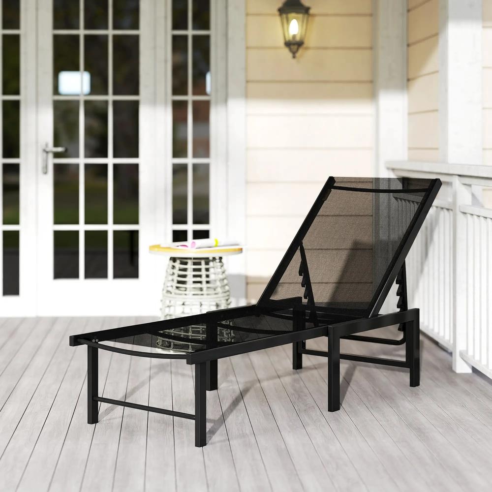 Outsunny Reclining Sun Lounger 7