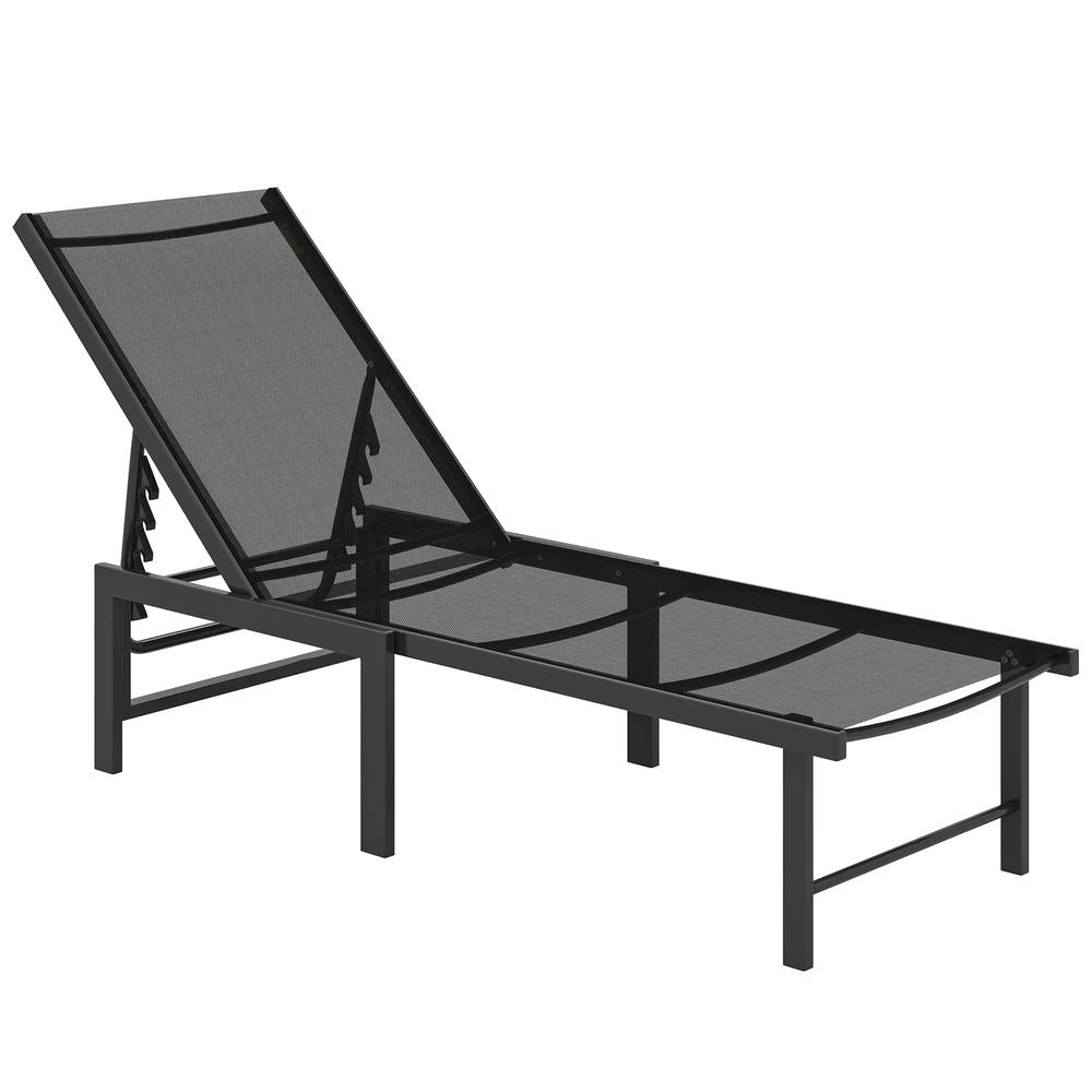Outsunny Reclining Sun Lounger 