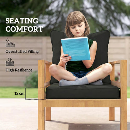 Outsunny Seat and Back Padded Cushion Set, Cushion Only 14
