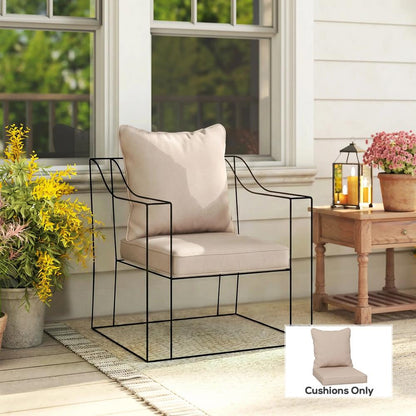 Outsunny Seat and Back Padded Cushion Set, Cushion Only 34