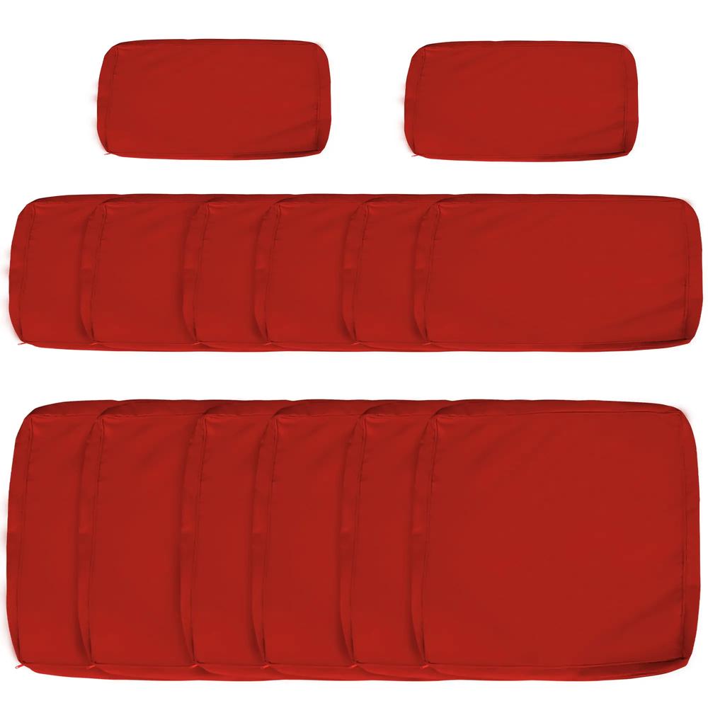 Outsunny Set of 14 Mixed Cushion Covers 11