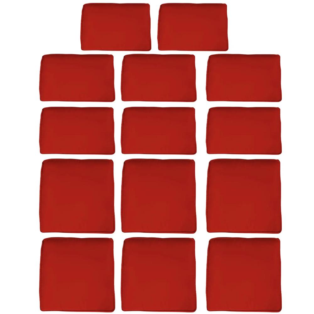 Outsunny Set of 14 Mixed Cushion Covers 21