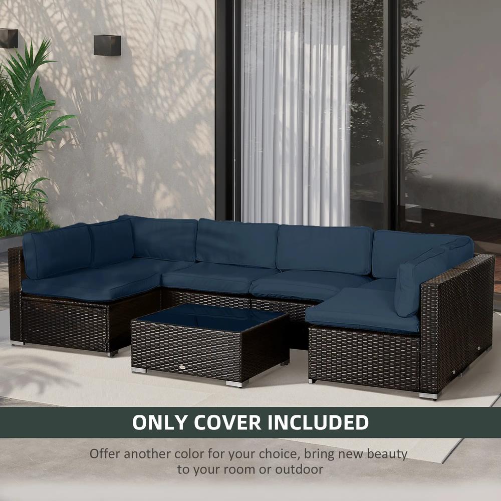 Outsunny Set of 14 Mixed Cushion Covers 5