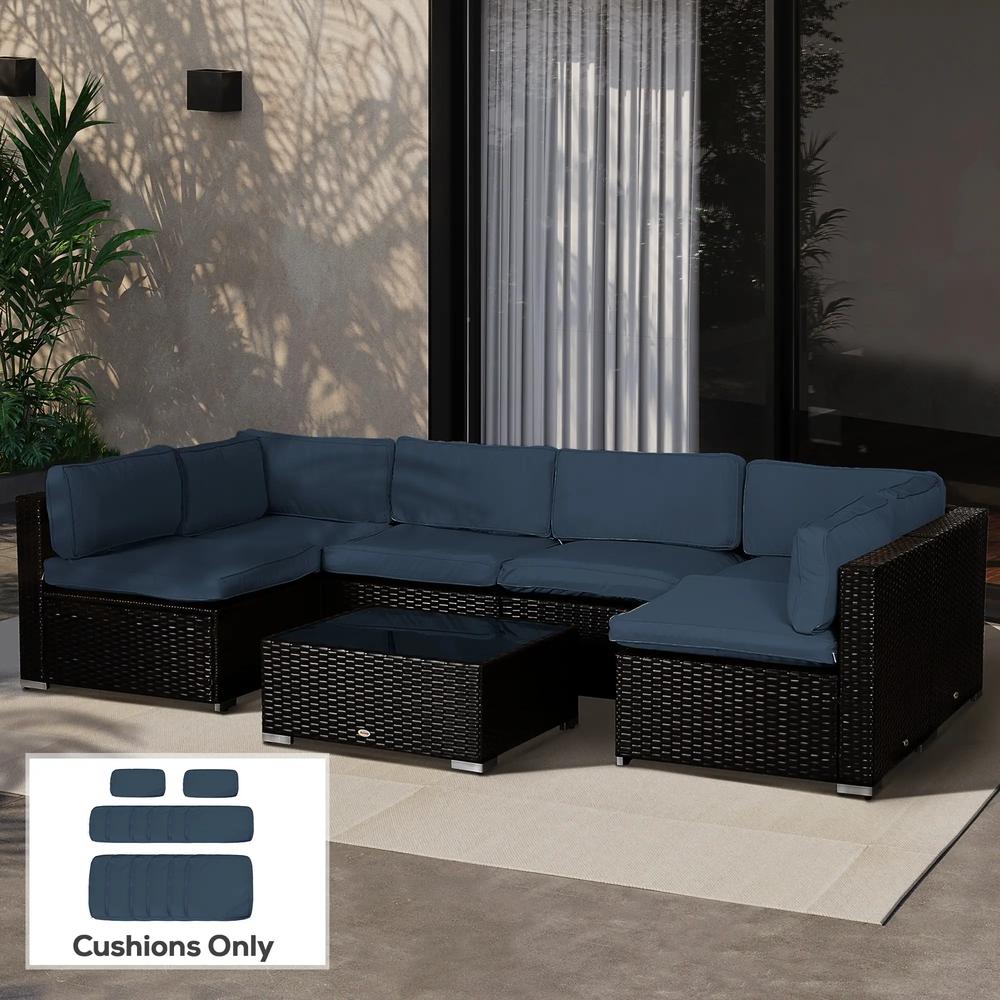 Outsunny Set of 14 Mixed Cushion Covers 9