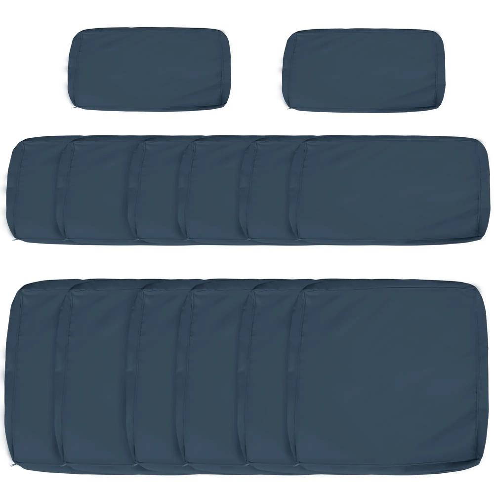 Outsunny Set of 14 Mixed Cushion Covers 