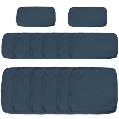 Outsunny Set of 14 Mixed Cushion Covers 