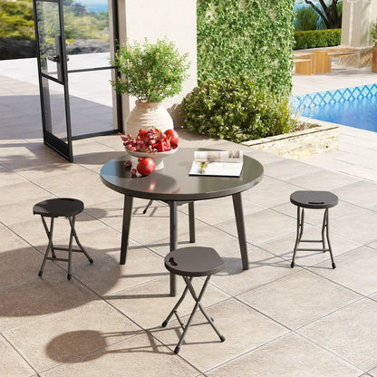 Outsunny Set of Four Folding Carry Stools 1