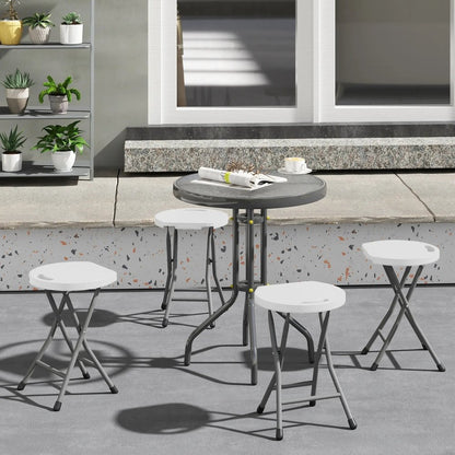 Outsunny Set of Four Folding Carry Stools 12