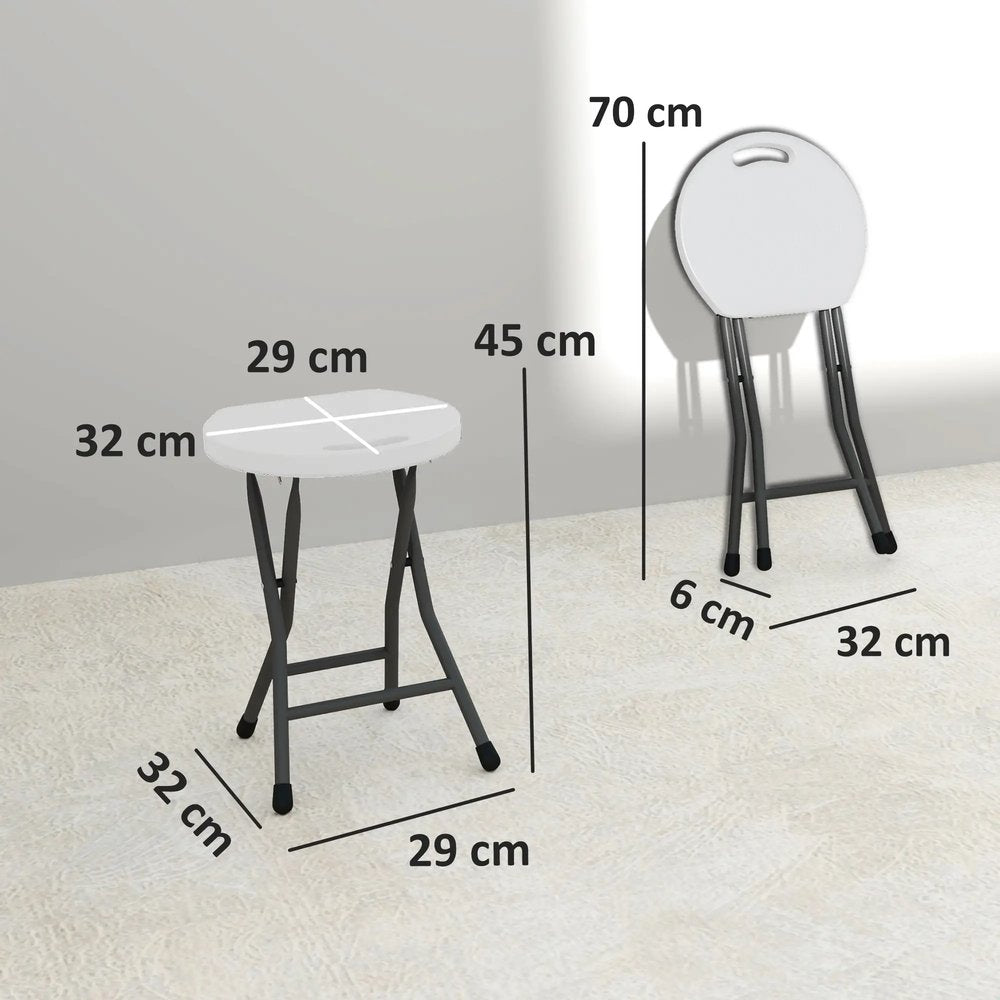 Outsunny Set of Four Folding Carry Stools 13