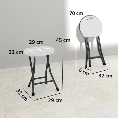 Outsunny Set of Four Folding Carry Stools 13