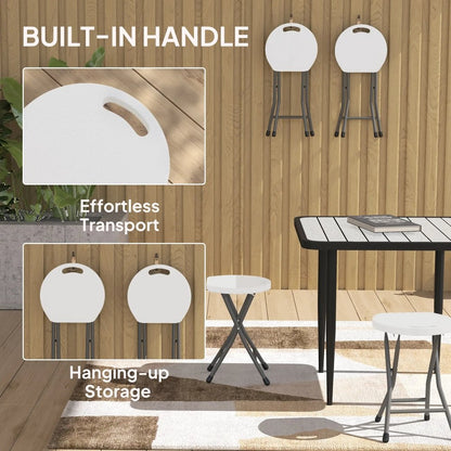 Outsunny Set of Four Folding Carry Stools 17