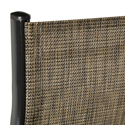 Outsunny Set of Four Stackable Mesh Seat Chairs 53