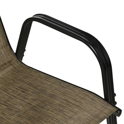 Outsunny Set of Four Stackable Mesh Seat Chairs 54
