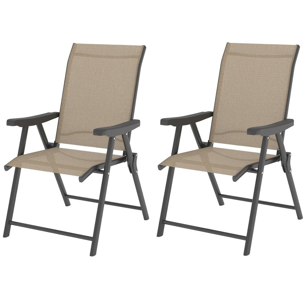 Outsunny Set of Two Folding Outdoor Chairs 21