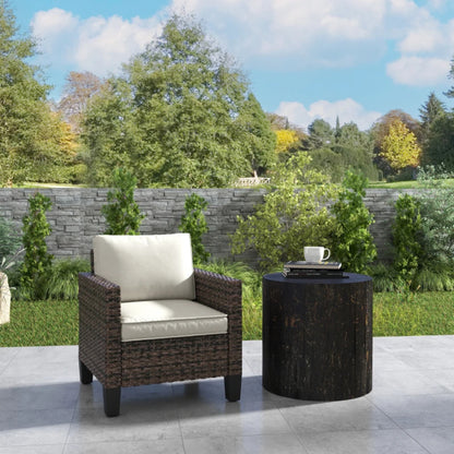 Outsunny Single Rattan Armchair, with Cushions