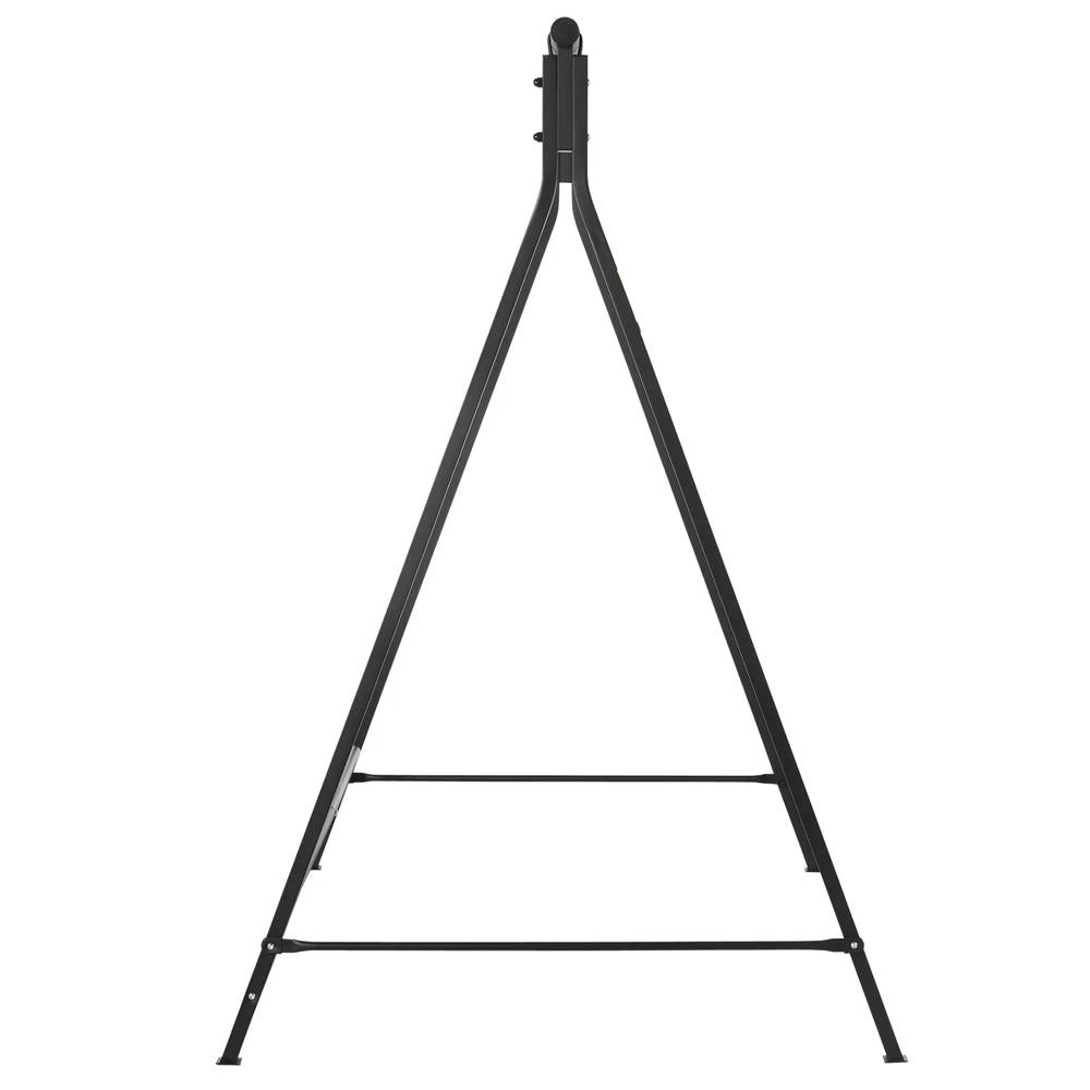 Outsunny Steel Frame Multi-Swing Seat Frame - Black 8
