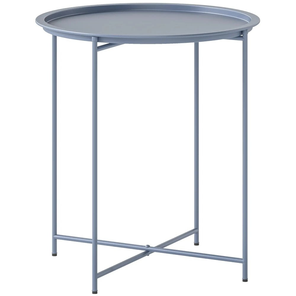 Outsunny Steel Removable Tray Top Garden Table 15