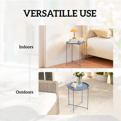 Outsunny Steel Removable Tray Top Garden Table 21