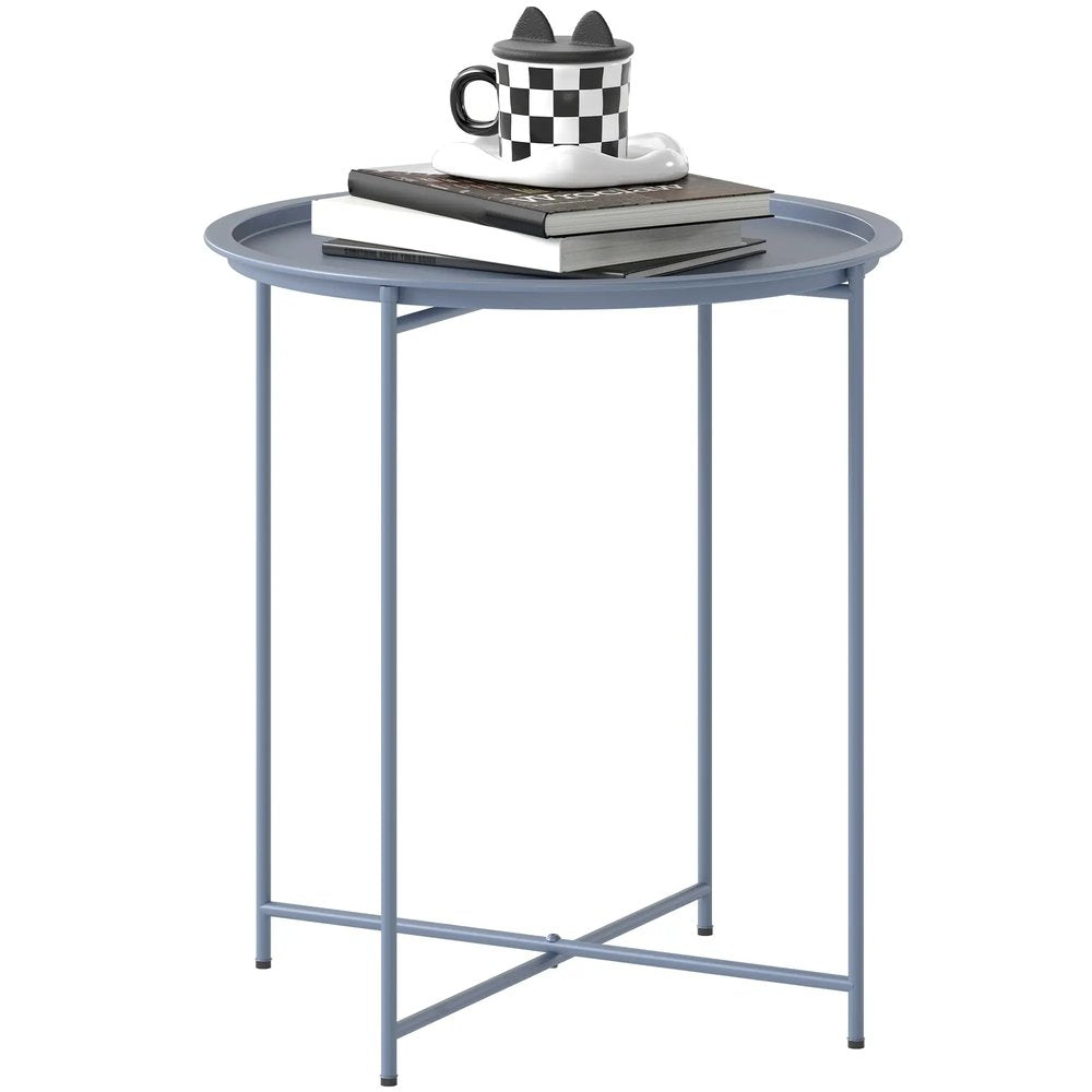 Outsunny Steel Removable Tray Top Garden Table 24