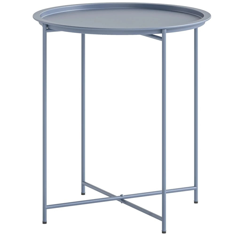 Outsunny Steel Removable Tray Top Garden Table 25