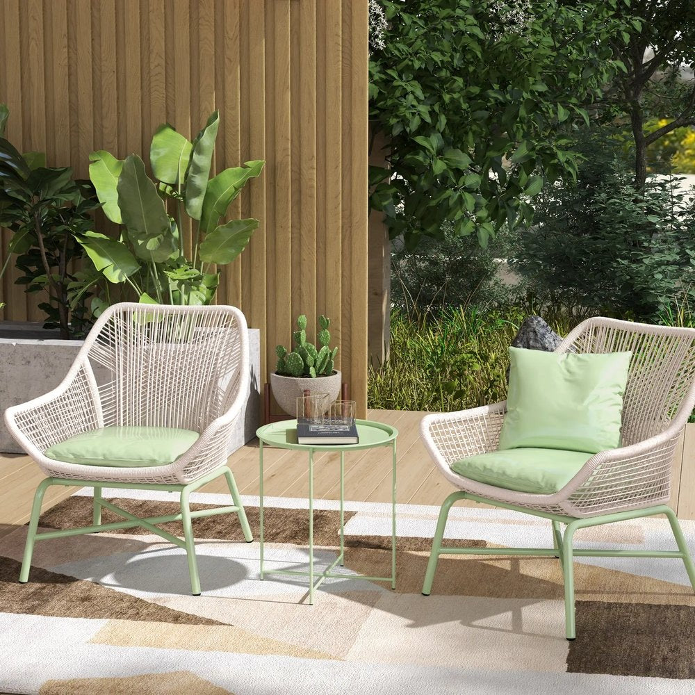 Outsunny Steel Removable Tray Top Garden Table 27