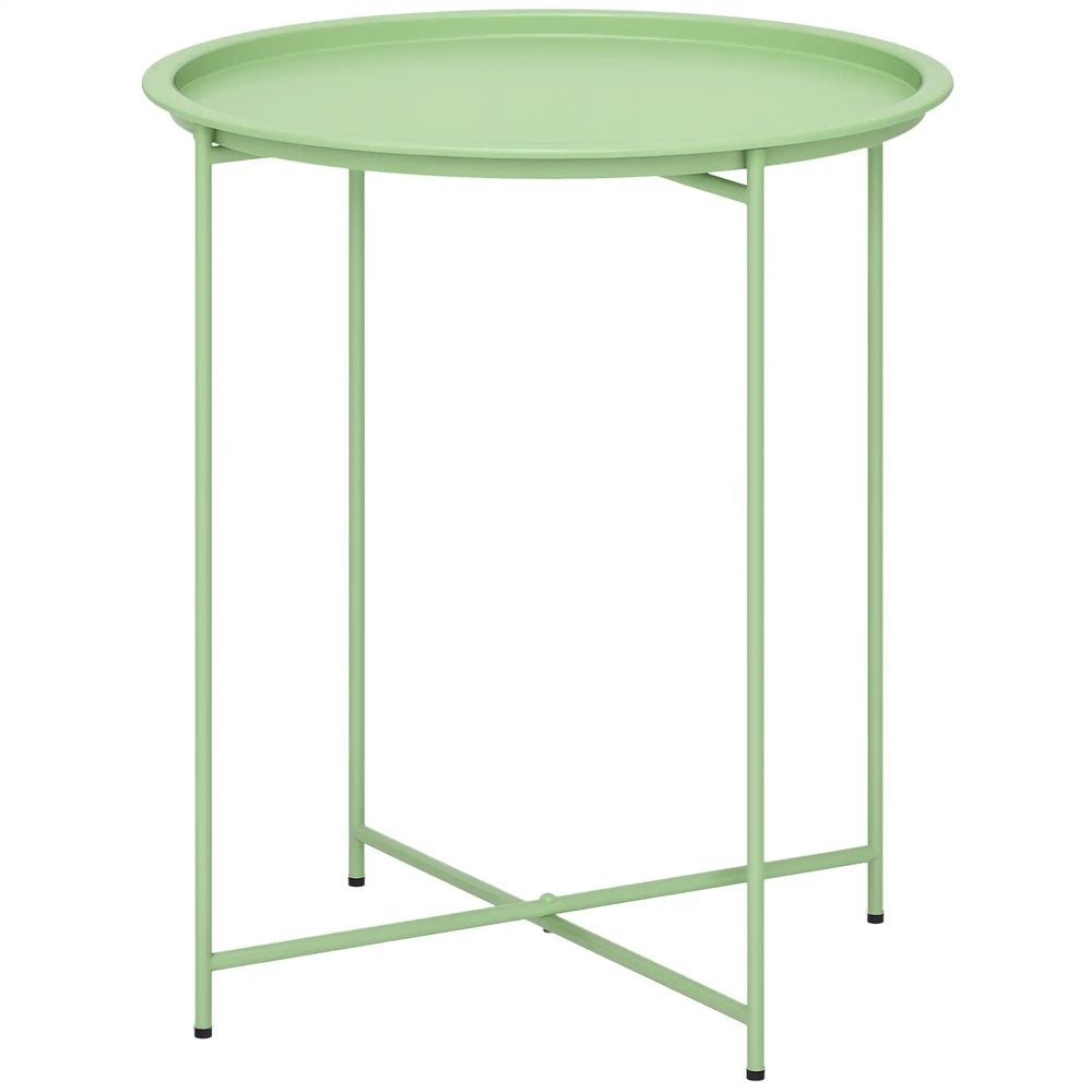 Outsunny Steel Removable Tray Top Garden Table 35
